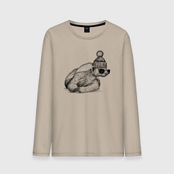 Мужской лонгслив Медоед стильный