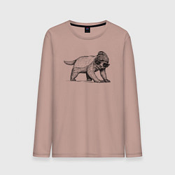 Мужской лонгслив Медоед модный