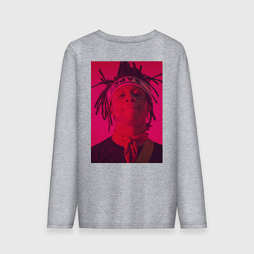 Мужской лонгслив T-shirt trippie redd / Меланж – фото 2