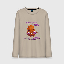 Мужской лонгслив Potate gonna potate