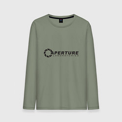 Мужской лонгслив Aperture Laboratories логотип