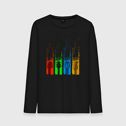 Мужской лонгслив Четыре гитары