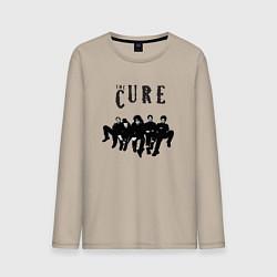 Лонгслив хлопковый мужской The Cure - A Band, цвет: миндальный