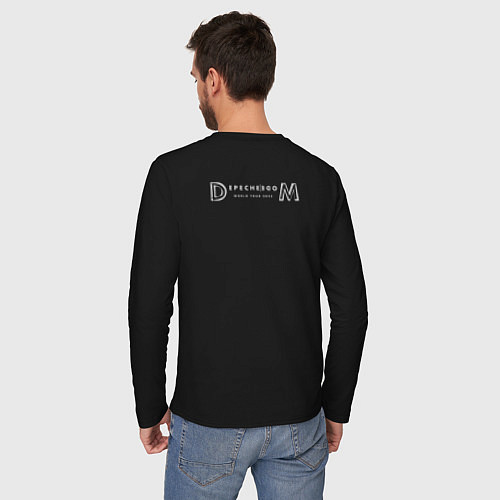 Мужской лонгслив Depeche Mode - Memento Mori album / Черный – фото 4