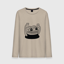 Мужской лонгслив Лягушонок радуется