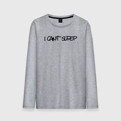 Мужской лонгслив I cant sleep