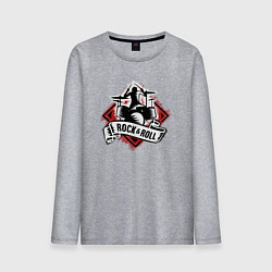 Мужской лонгслив Барабанщик Рокнрол