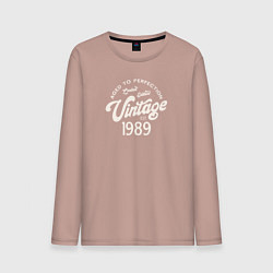 Мужской лонгслив 1989 год - выдержанный до совершенства