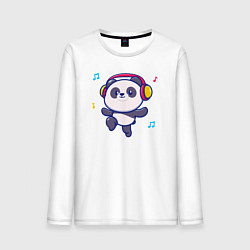 Мужской лонгслив Music panda