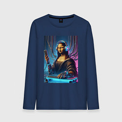 Мужской лонгслив Mona Lisa cyberpunk - fantasy