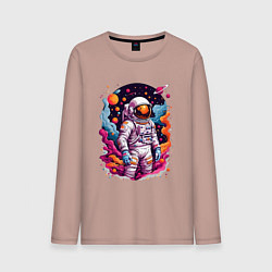 Мужской лонгслив Космонавт