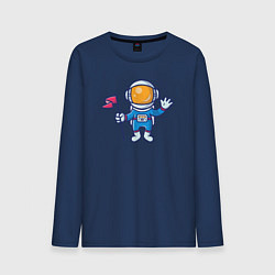 Мужской лонгслив Космический привет