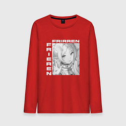 Лонгслив хлопковый мужской Friren bw, цвет: красный