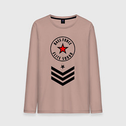 Мужской лонгслив Сила басов - элитный отряд