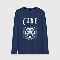 Лонгслив хлопковый мужской The Cure rock panda, цвет: тёмно-синий