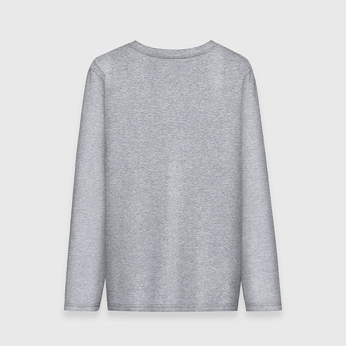 Мужской лонгслив Я в завязке / Меланж – фото 2