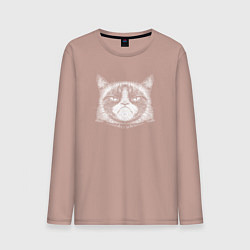Мужской лонгслив Мем Grumpy cat
