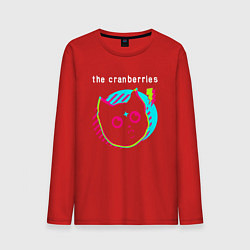 Лонгслив хлопковый мужской The Cranberries rock star cat, цвет: красный
