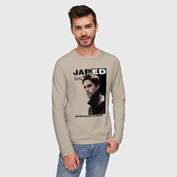 Лонгслив хлопковый мужской Jared Joseph Leto 30 Seconds To Mars, цвет: миндальный — фото 2