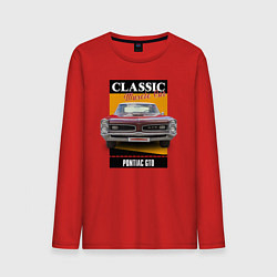 Мужской лонгслив Американский маслкар 60-х Pontiac GTO