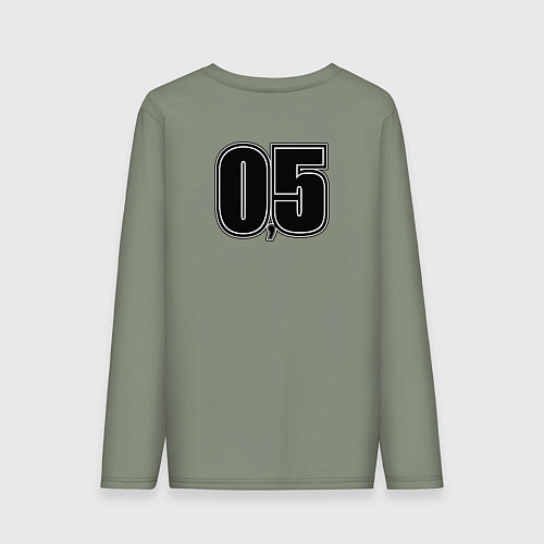 Мужской лонгслив NAA - алкогольная ассоциация / Авокадо – фото 2