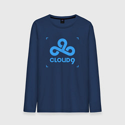 Мужской лонгслив Cloud9 - tecnic blue