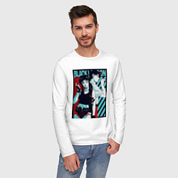 Лонгслив хлопковый мужской Пираты Чёрной лагуны, цвет: белый — фото 2