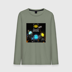 Мужской лонгслив Игроки Content Warning