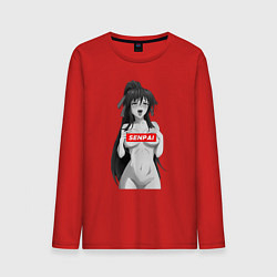 Мужской лонгслив Ахегао senpai nudity