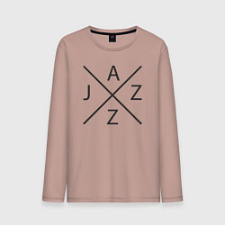 Мужской лонгслив Джаз стиль