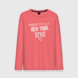 Мужской лонгслив Нью-Йоркский стиль