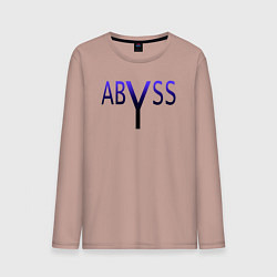 Лонгслив хлопковый мужской Бездна, цвет: пыльно-розовый