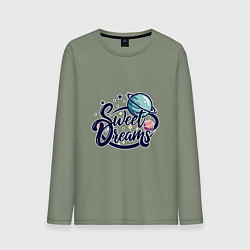 Мужской лонгслив Sweet dreams космос