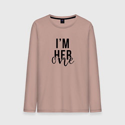 Мужской лонгслив I am her one
