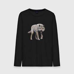 Мужской лонгслив Волк рычит