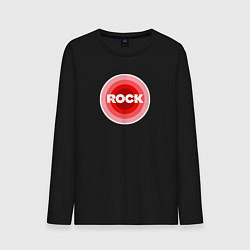 Мужской лонгслив Рок ретро в красном