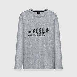 Мужской лонгслив Эволюция гандбола