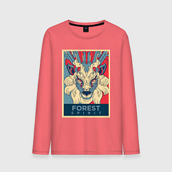Мужской лонгслив Принцесса Мононоке лесной дух