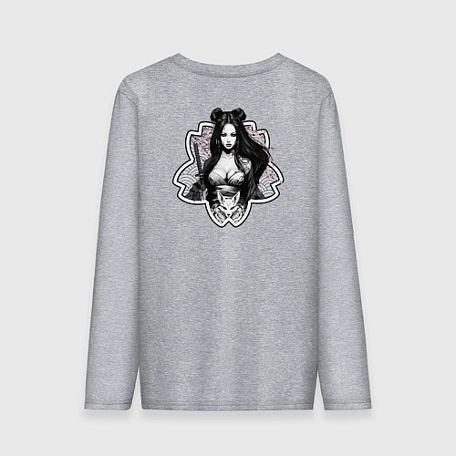 Мужской лонгслив Inari with the katana / Меланж – фото 2