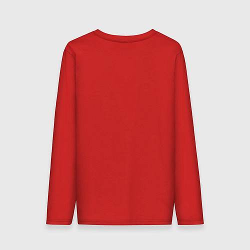 Мужской лонгслив Devision - Popgefahr shirt / Красный – фото 2
