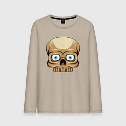 Мужской лонгслив Удивлённый черепок