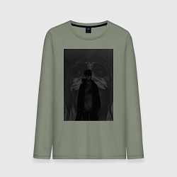 Мужской лонгслив Поднятие уровня в одиночку Джину Сон статуя