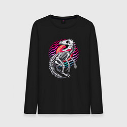 Мужской лонгслив Скелет динозавра