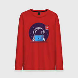 Мужской лонгслив Spaceman programmer