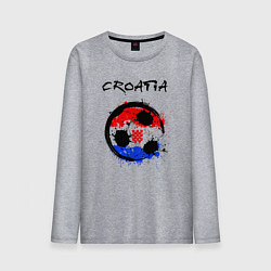 Мужской лонгслив Сборная - Хорватия