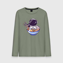 Мужской лонгслив Ramen spaceman