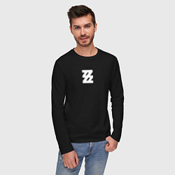 Лонгслив хлопковый мужской Zenless Zone Zero logotype, цвет: черный — фото 2