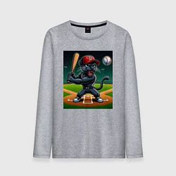 Мужской лонгслив Пантера - баттер бейсбольной команды