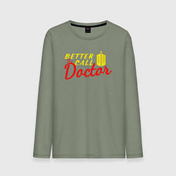Мужской лонгслив Лучше звоните доктору