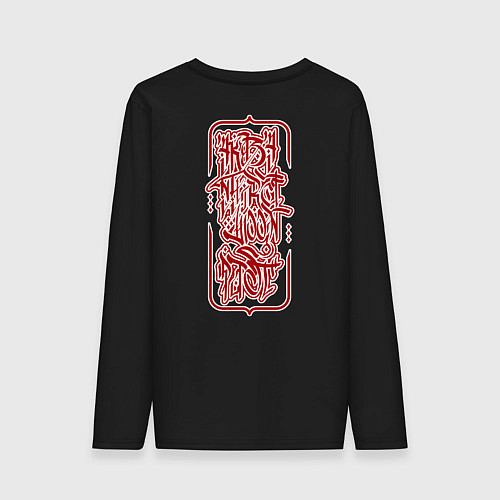 Мужской лонгслив Demon Slayer - Akaza / Черный – фото 2